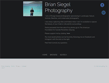 Tablet Screenshot of briansiegelphotography.com
